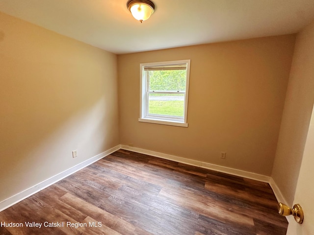 117 Sparling Rd, Saugerties, NY 12477 - spare room featuring dark wood-type flooring and baseboards