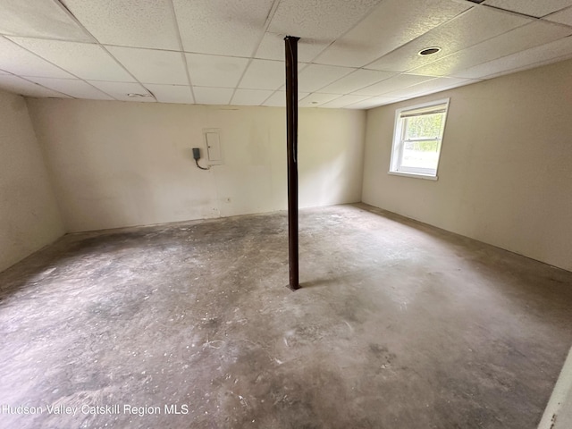 117 Sparling Rd, Saugerties, NY 12477 - basement with a paneled ceiling