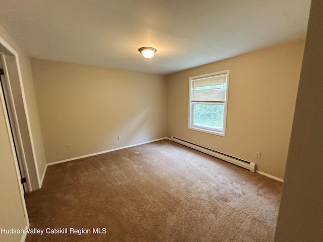 117 Sparling Rd, Saugerties, NY 12477 - carpeted spare room featuring baseboard heating and baseboards