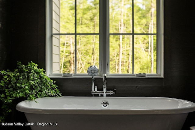 245 Brown Rd, Olivebridge, NY 12461 - bathroom with plenty of natural light and a freestanding bath