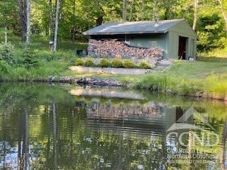 159 Toles Hollow Rd, Conesville, NY 12076 - dock featuring a water view and a forest view