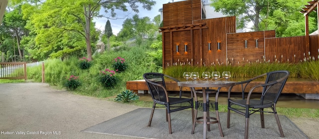 87 Dock St, Saugerties, NY 12477 - view of patio with outdoor dining area