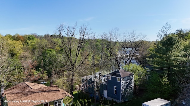 87 Dock St, Saugerties, NY 12477 - drone / aerial view of a heavily wooded area