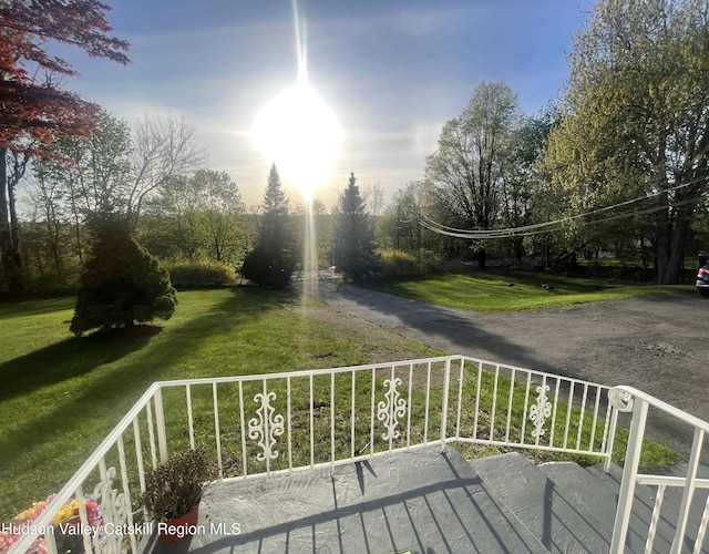 322 Plattekill Ardonia Rd, Wallkill, NY 12589 - wooden deck with a yard