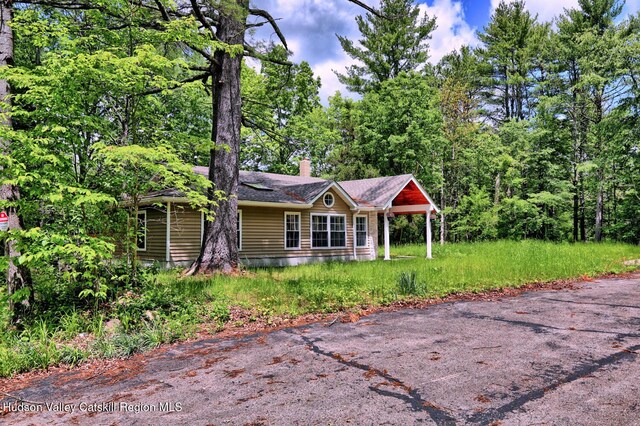 534 Rte 145, Cairo, NY 12413 - view of front facade featuring a chimney