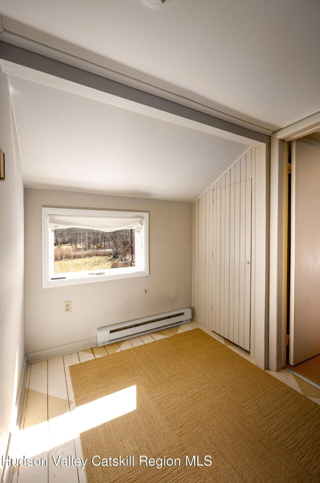 592 County Route 6, High Falls, NY 12440 - empty room featuring a baseboard heating unit