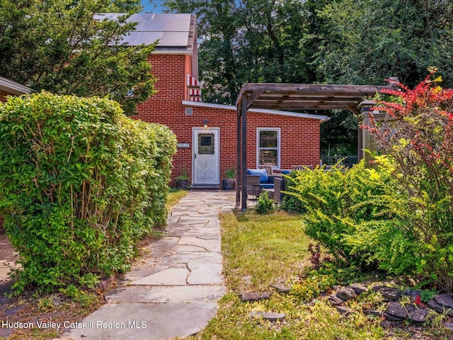 2481 Rte 145, East Durham, NY 12423 - view of front of house with brick siding