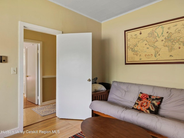 2481 Rte 145, East Durham, NY 12423 - living room featuring crown molding and wood finished floors