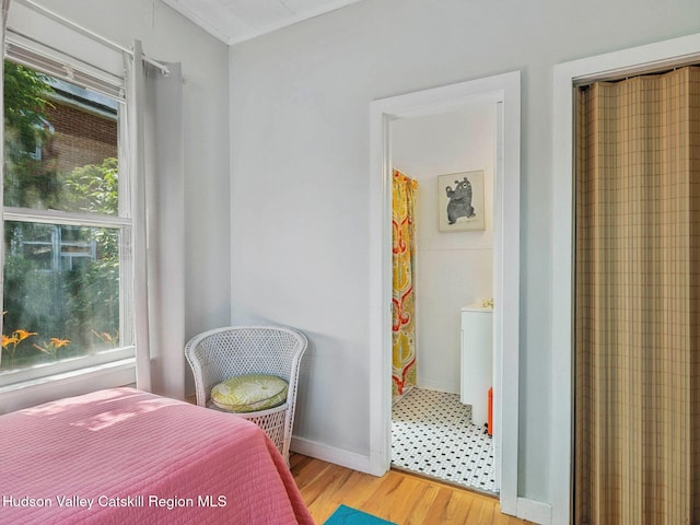 2481 Rte 145, East Durham, NY 12423 - bedroom featuring light wood-style flooring and baseboards