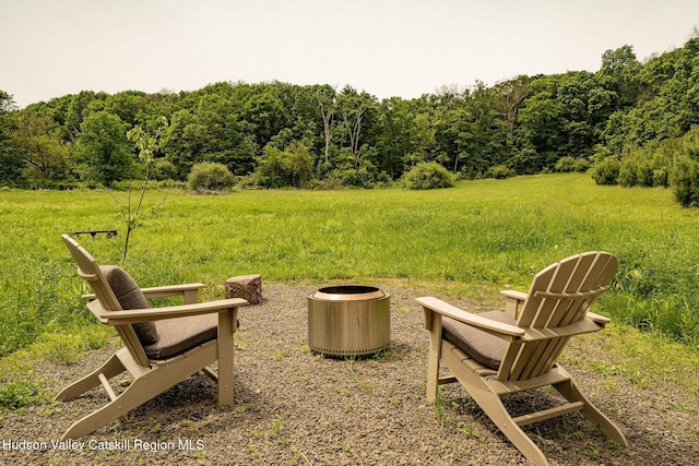 129 Krum Rd, Kerhonkson, NY 12446 - view of yard featuring a view of trees