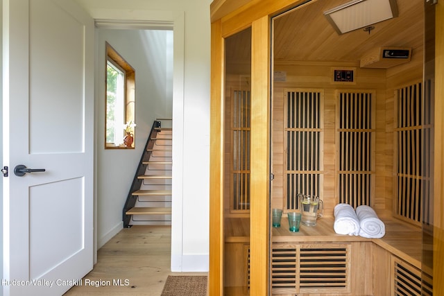 22 Skinner Ln, Catskill, NY 12414 - sauna / steam room with wood finished floors and baseboards