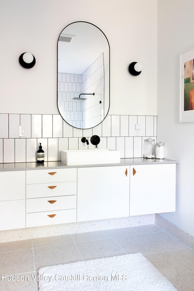 22 Skinner Ln, Catskill, NY 12414 - bathroom with backsplash and vanity