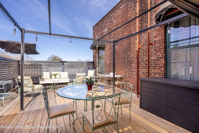 81 N Main St, Ellenville, NY 12428 - view of wooden terrace