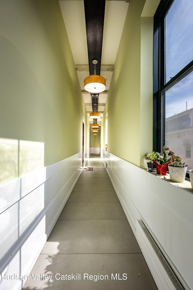 81 N Main St, Ellenville, NY 12428 - hallway featuring concrete flooring