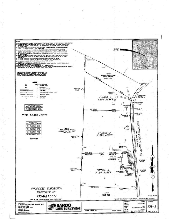 618 Bean River Rd, Pine Plains, NY 12567 - survey map / technical document