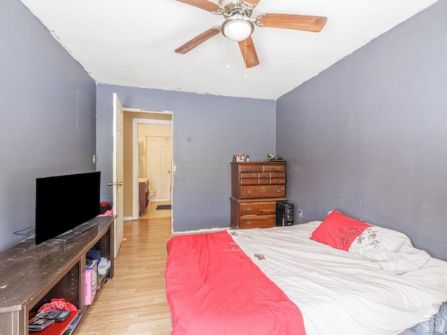 1769 Rte 51, Hannacroix, NY 12087 - bedroom featuring light wood-style floors and ceiling fan