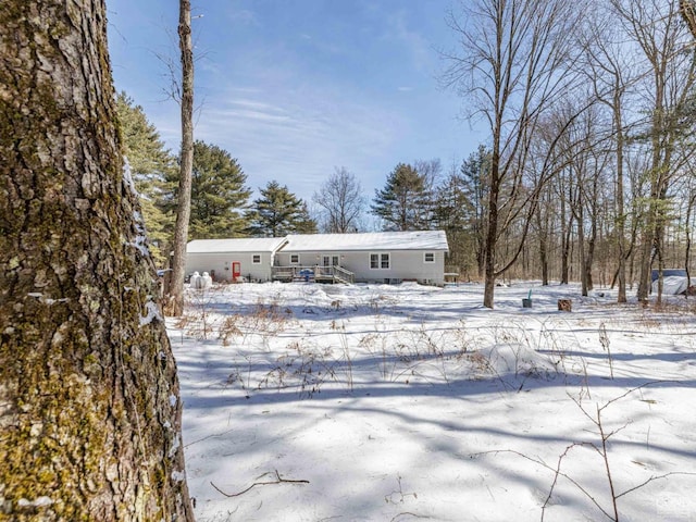 1769 Rte 51, Hannacroix, NY 12087 - view of snow covered back of property