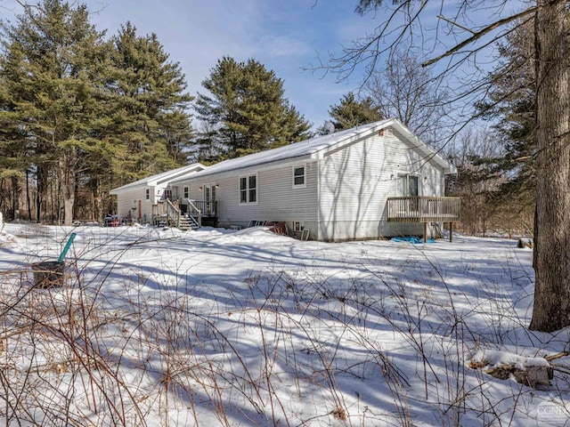 1769 Rte 51, Hannacroix, NY 12087 - view of snow covered back of property