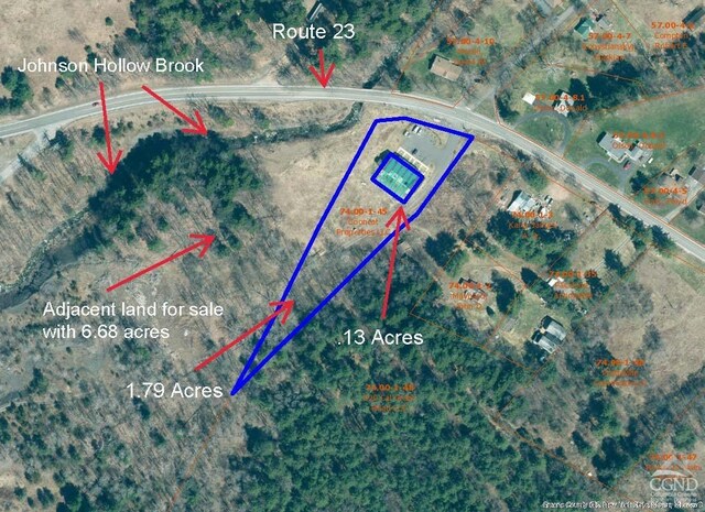 15023 Rte 23 Unit 5, Prattsville, NY 12468 - map / location featuring property boundaries highlighted