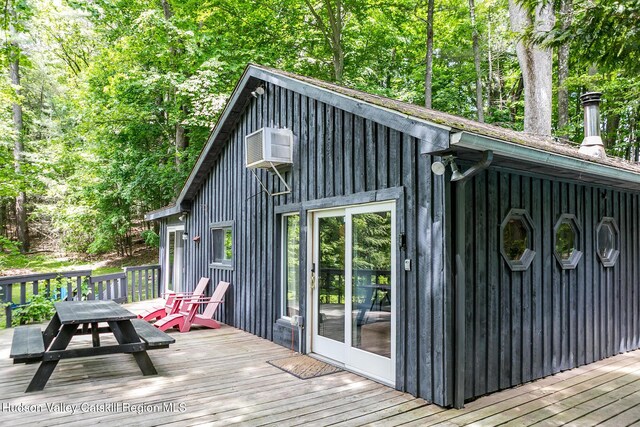 87 Boice Mill Rd, Kerhonkson, NY 12446 - deck with outdoor dining area