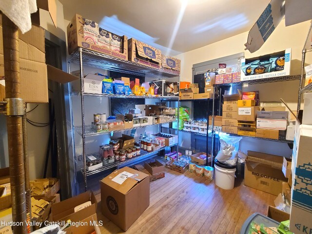 view of storage area
