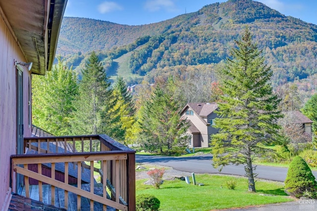 108 Botti Dr, Hunter, NY 12442 - view of mountain backdrop featuring a heavily wooded area