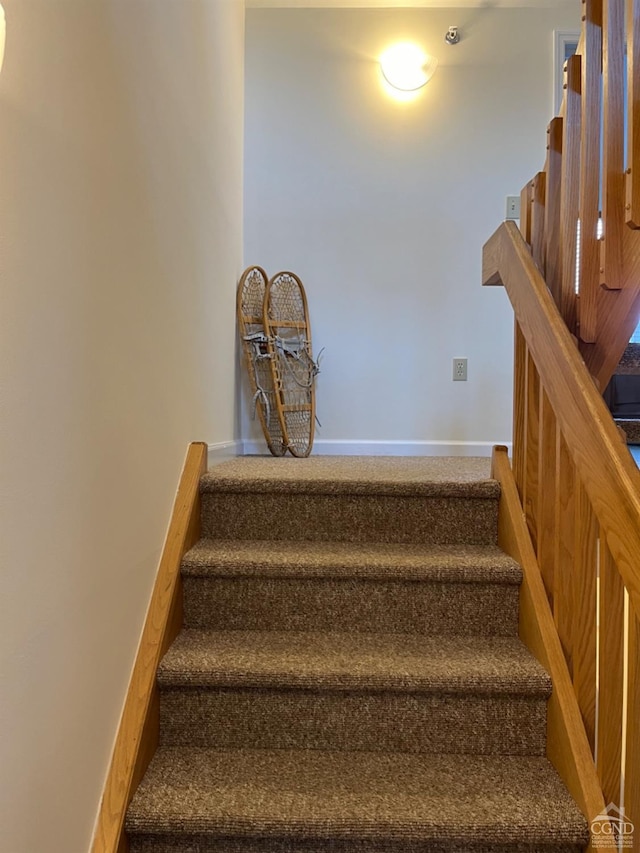 64 Liftside Dr Unit E-5, Hunter, NY 12442 - stairs with baseboards