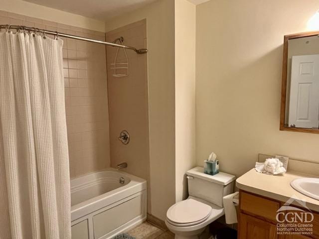 64 Liftside Dr Unit E-5, Hunter, NY 12442 - full bath with shower / tub combo, toilet, and vanity