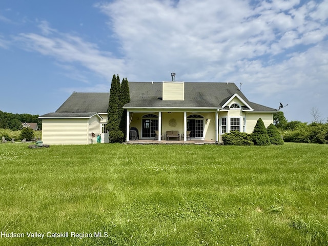 2914 Sleepy Hollow Rd, Athens, NY 12015 - rear view of property with a lawn
