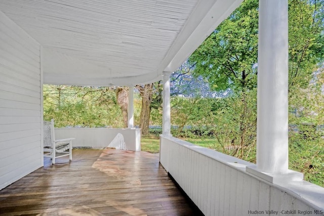 view of patio / terrace featuring a porch