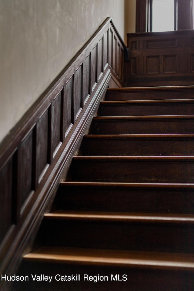 view of stairs