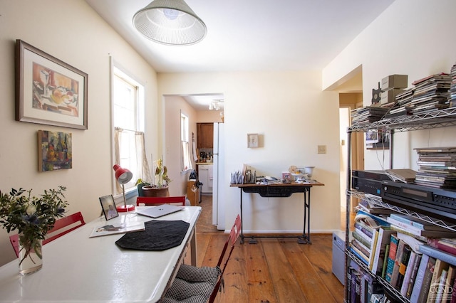 826 Rte 203, Austerlitz, NY 12165 - dining room featuring hardwood / wood-style floors and baseboards