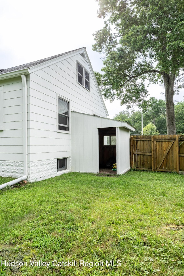 219 Rte 32, New Paltz, NY 12561 - rear view of house featuring a gate