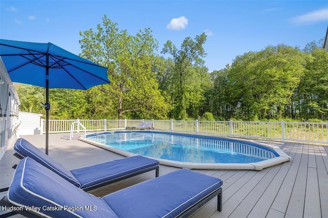 532 Springtown Rd, New Paltz, NY 12561 - view of pool with a deck