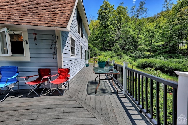 630 County Route 11, Ancram, NY 12502 - view of wooden terrace