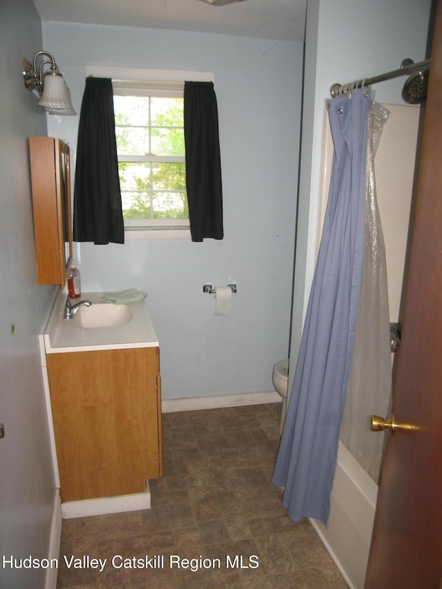 12 Fabiano Blvd, Hudson, NY 12534 - full bathroom featuring vanity and shower / bathtub combination with curtain