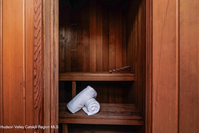 view of sauna / steam room