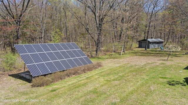 455 Post Hill Rd, Craryville, NY 12534 - view of grassy yard with a view of trees