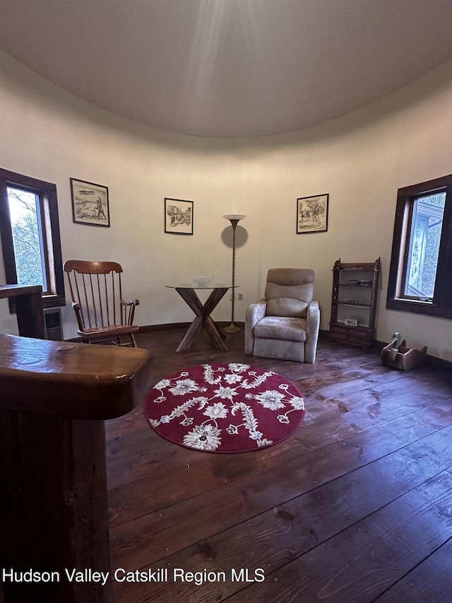 455 Post Hill Rd, Craryville, NY 12534 - living area featuring wood-type flooring