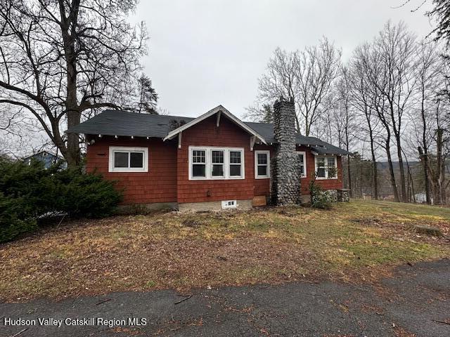 208 William St, Napanoch, NY 12458 - view of front of property featuring a chimney