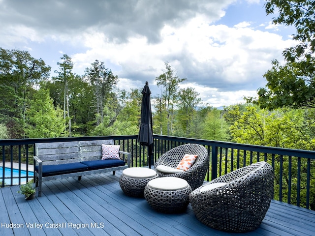 94 The Middle Way, Mount Tremper, NY 12457 - view of deck