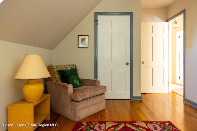 17 Stephen Dr, Hudson, NY 12534 - sitting room with wood finished floors and vaulted ceiling
