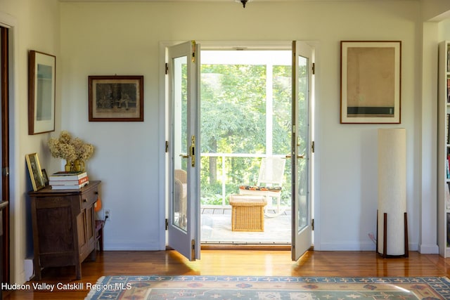 17 Stephen Dr, Hudson, NY 12534 - doorway with healthy amount of natural light and wood finished floors