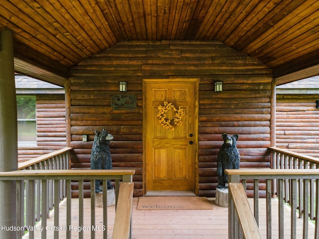 552 Bearkill Rd, Gilboa, NY 12076 - doorway to property