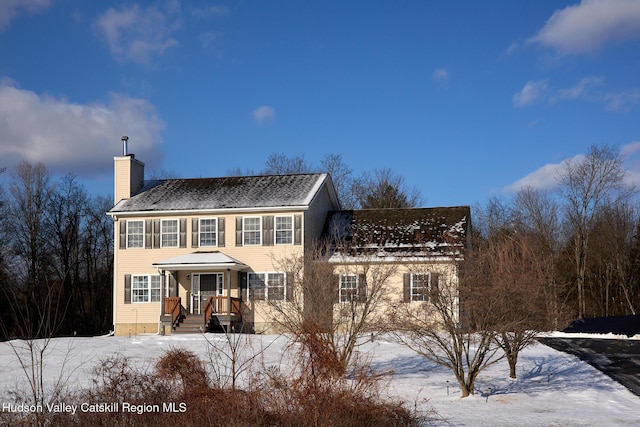 view of front of house featuring a porch