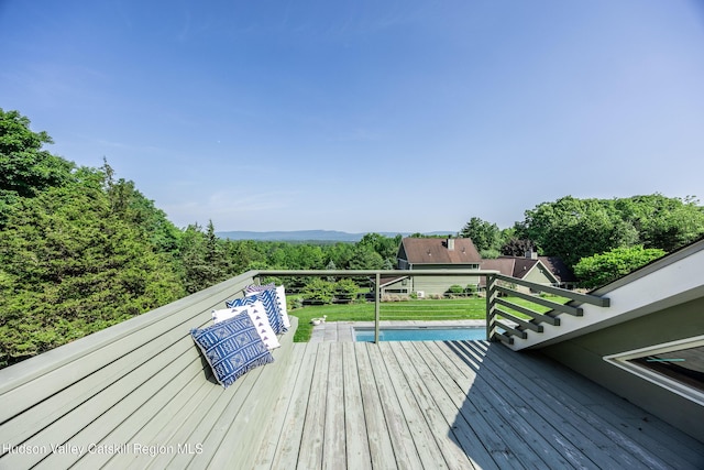 64 Dug Rd, Accord, NY 12404 - deck with a yard