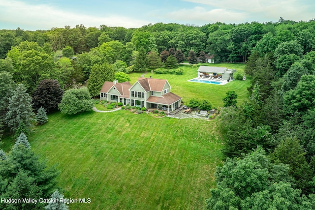64 Dug Rd, Accord, NY 12404 - view from above of property featuring a heavily wooded area