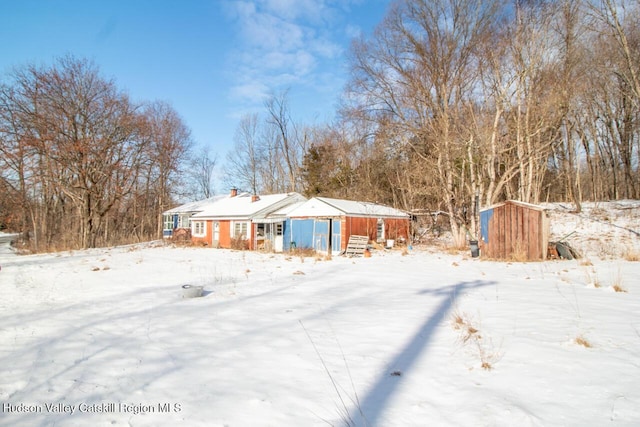 127 Spring Lake Rd, Red Hook, NY 12571 - exterior space with a shed