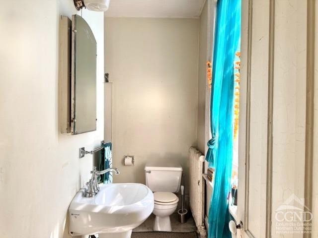 22 Liberty St, Catskill, NY 12414 - bathroom with a sink and toilet
