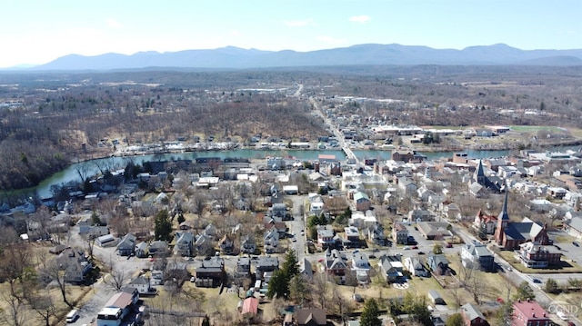 22 Liberty St, Catskill, NY 12414 - view of property location with a water and mountain view and nearby suburban area
